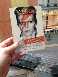 David Bowie exhibition Berlin 2014