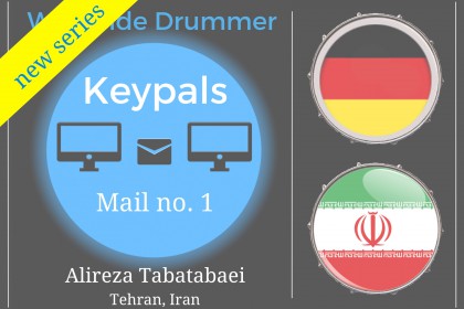 Worldwide Drummer Keypals, mail no. 1