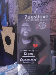 Questlove flyer © Cat with Hats